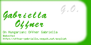 gabriella offner business card